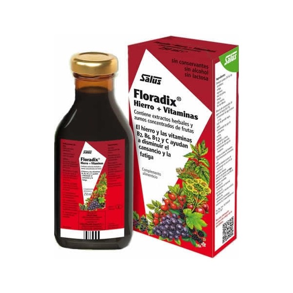 Salus Floradix Hierro + Vitaminas 500 ml