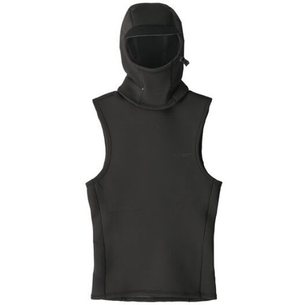 Patagonia Yulex Water Heater Hooded Vest Black (blk)