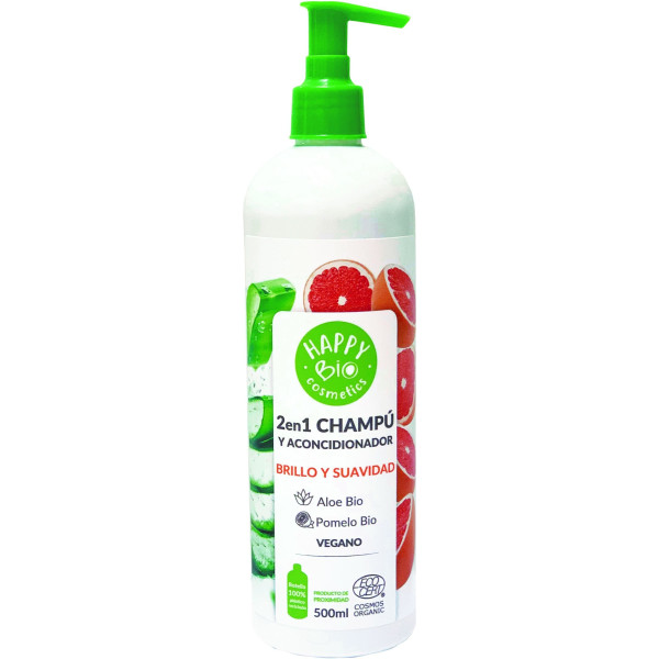 Planeta Huerto Shampoo & Conditioner Grapefruit & Aloe Happybio 500ml