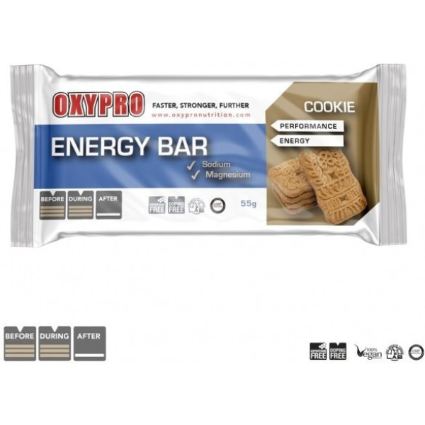 Oxypro Nutrition Energy Bar Galleta Con 42 Gr De Hidratos De Carbono / 1 Barrita X 55 Gr