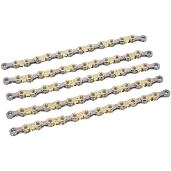 Chaîne Xlc Cc-c041 1/2x11/128 136 maillons 11v or/argent