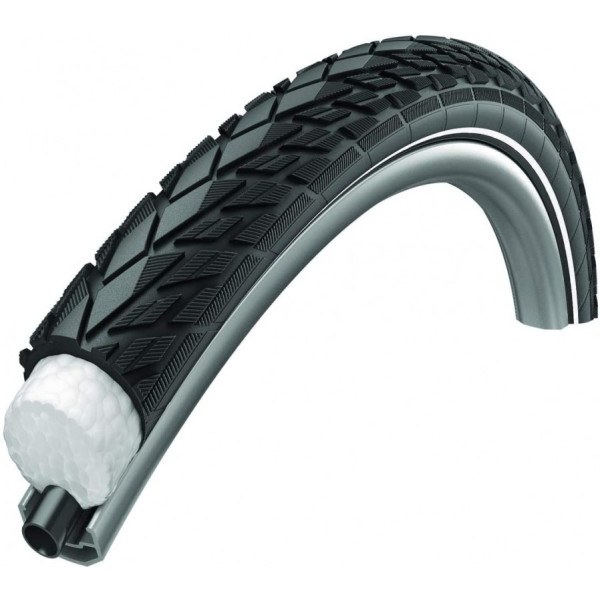 Schwalbe Cubierta Airless Allround 28x1.50 700x38c Hs441 Perf Twinskin Rigida Negro Reflect 40-622