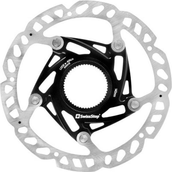 Swissstop Disco Freno Catalyst Race Centerlock 140mm Plata/negro