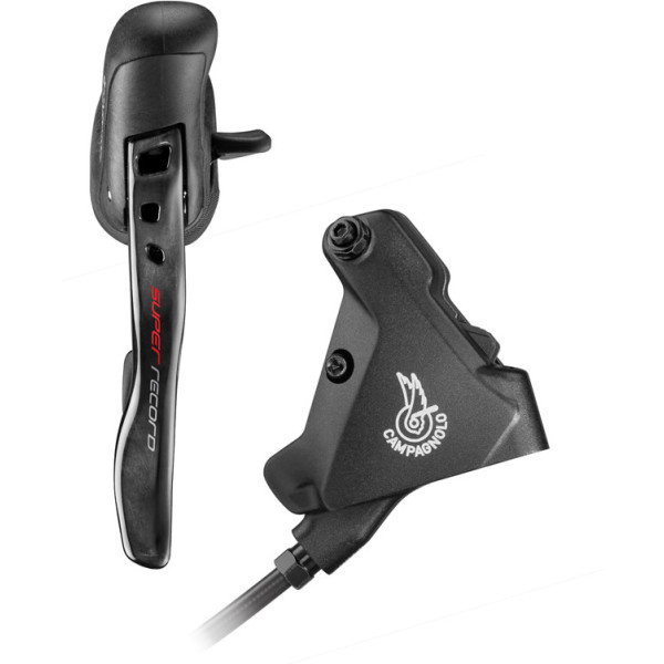 Campagnolo Levier de frein/dérailleur Super Record Ep Eps Droit Hydraulique 12v 160 Mm Etrier arrière Noir