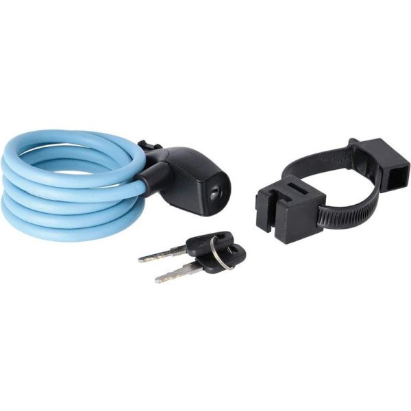 Axa Cable Padlock Resolute 120 Cm - 8 Mm Bleu clair