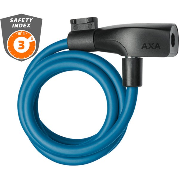 Axa Cable Padlock Resolute 120 Cm - 8 Mm Bleu