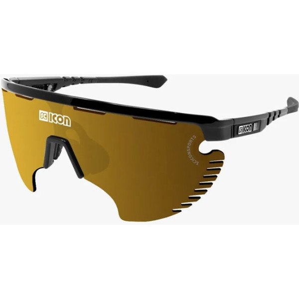 Lunettes Scicon Aerowing Lamon Scnpp Multireflective Lens Bronze/Black Glossy Frame