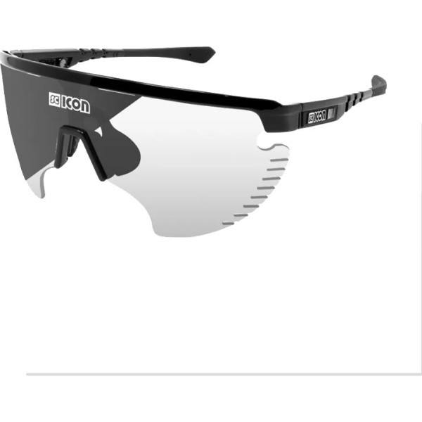 Lunettes de protection Aerowing Lamon Scnpp Photochromic Lens Silver/ Black Glossy Frame