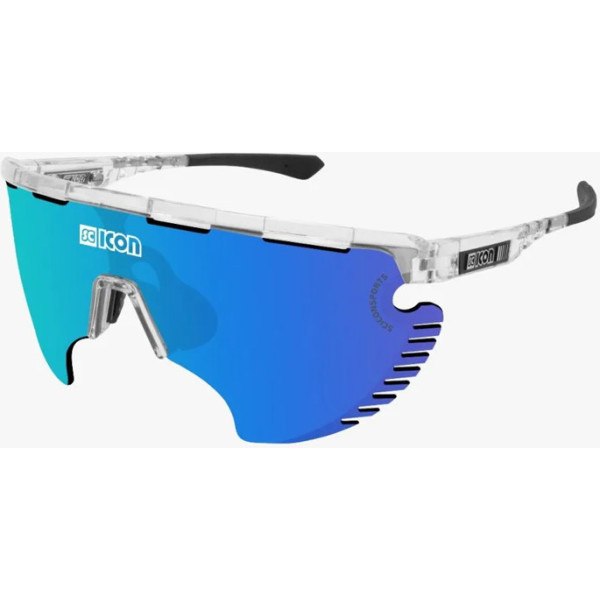 Lunettes Scicon Aerowing Lamon Scnpp Multireflective Lens Blue/Glossy Glass Frame