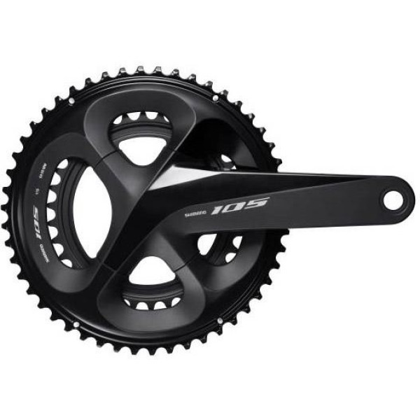 Shimano Plato Ultegra Fc-r8100 Hollowtech Ii 110 Bcd 4 Brazos 50 Dientes 2x12v Negro