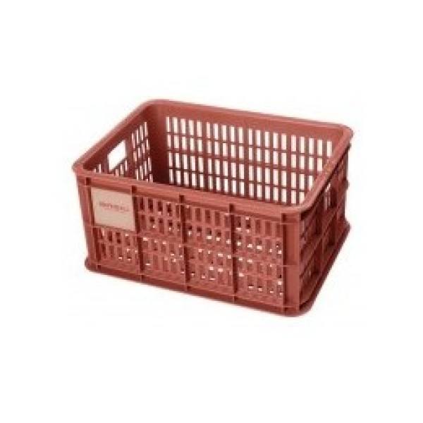 Basil Mand Krat L 17,5l Rood Kunststof (34x40x25 Cm)
