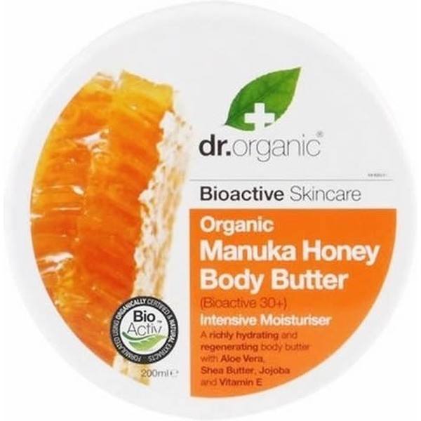 Dr Organic Manuka Honey Body Butter - Crema para el Cuerpo de Miel de Manuka 200 ml 