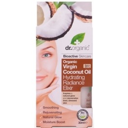 Dr Organic Virgin Coconut Oil Hydrating Radiance Elixir - Elixir Hidratante de Aceite de Coco Virgen 30 ml