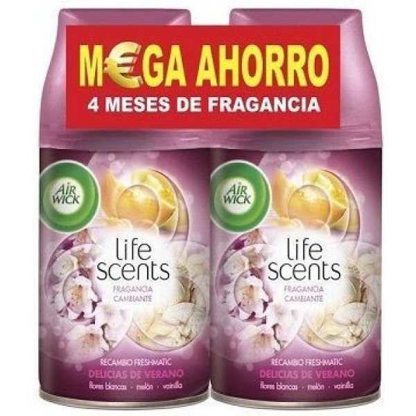 Ricarica deodorante per ambienti Air-wick Freshmatic Duplo Delicias 2 x 250 ml