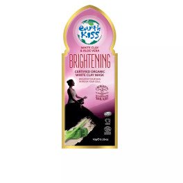 Earth Kiss Brightening Gecertificeerd Biologische Witte Klei Masker 10 Ml Unisex