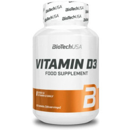 Biotech Usa Vitamina D3 50 mcg 120 cápsulas