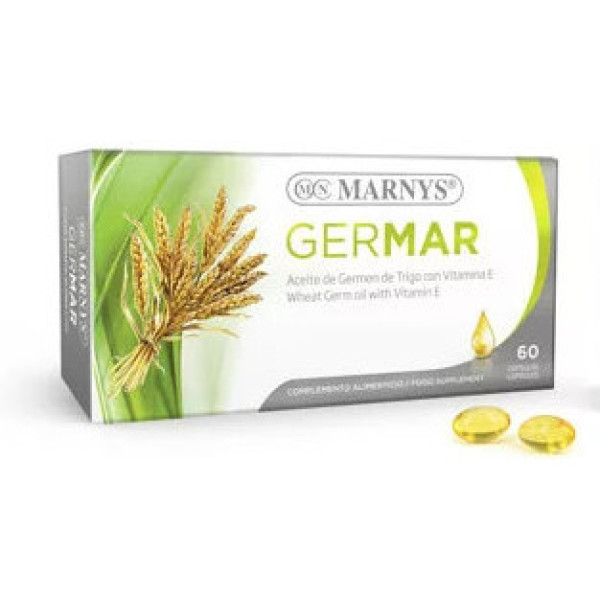 Marnys Germar Wheat Germ And Vitamin E 60 Caps X 500 Mg