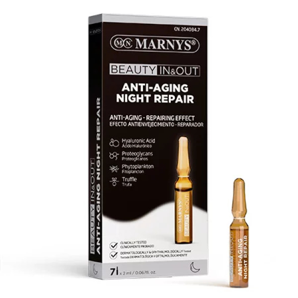 Marnys Anti-aging Night Repair 7 Ampoules X 2 Ml