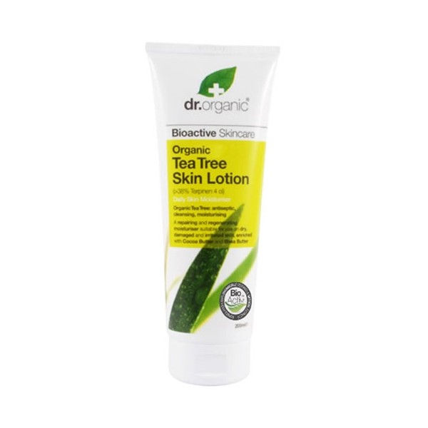 Dr Organic Tea Tree Skin Lotion - Locion para la Piel de Arbol de Te 200 ml