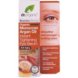 Dr Organic Moroccan Argan Oil Instant Tightening Eye Serum - Suero de Contorno de Ojos de Aceite de Argan 30 ml