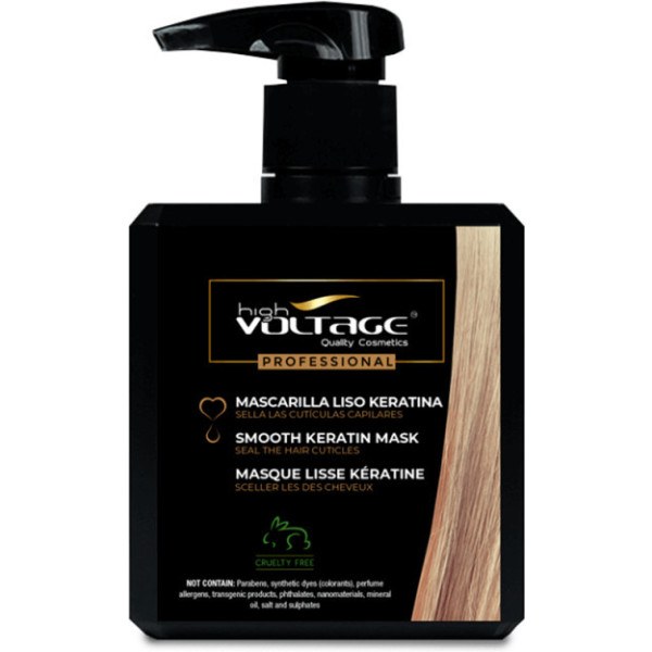 Voltage Cosmetics Glatte Keratinmaske 500 ml Unisex