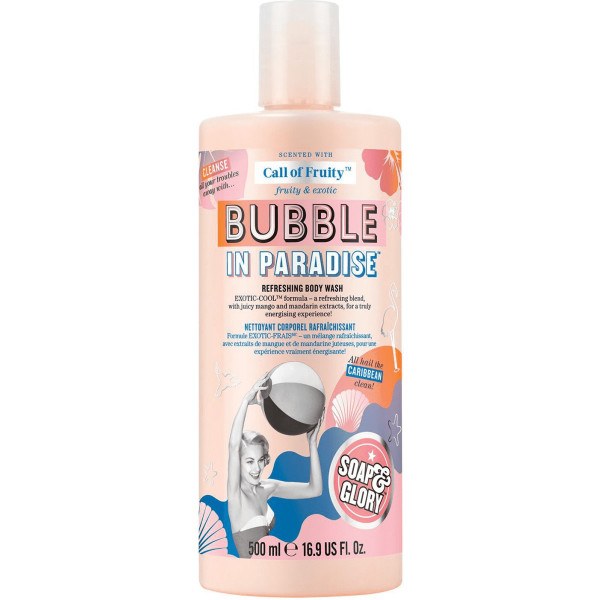 Soap bubble and glory in paradise refreshing body wash 500 ml unisex