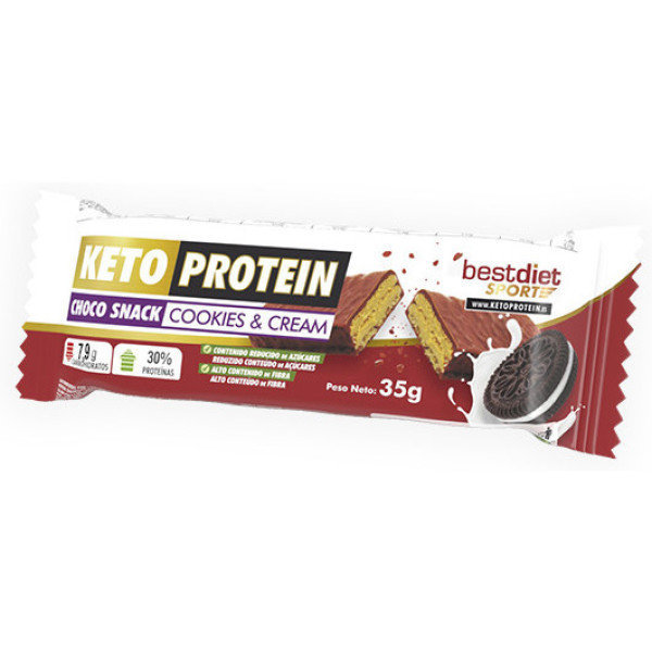 Bestdiet Choco Snack Keto Protein 1 Barra X 35 Gr