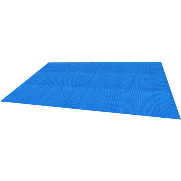 Ecd Germany Cubierta Solar Cuadrada 6 X 4 M 400 µm Azul Para Piscina Lámina Isotérmica De Cojín De Aire De Pe Manta Térmica