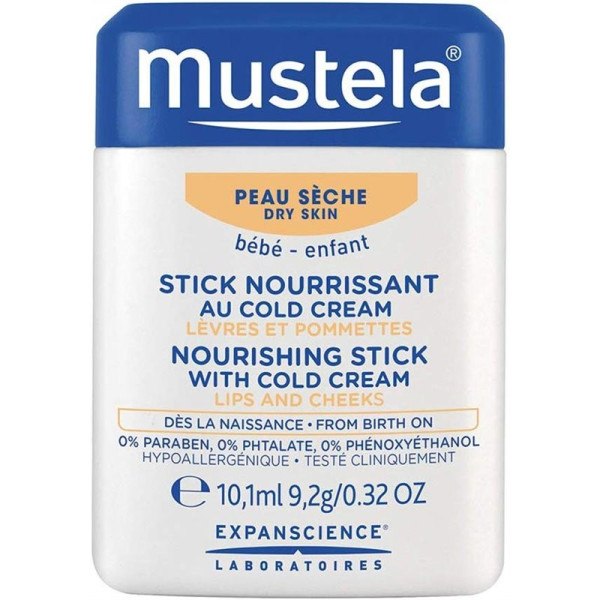 Mustela Bébé Hydra Plak lippen en wangen met koude crème 101 ml unisex
