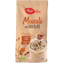 El granero Muesli Integrale Con Cioccolato Senza Glutine Bio 375 Gr