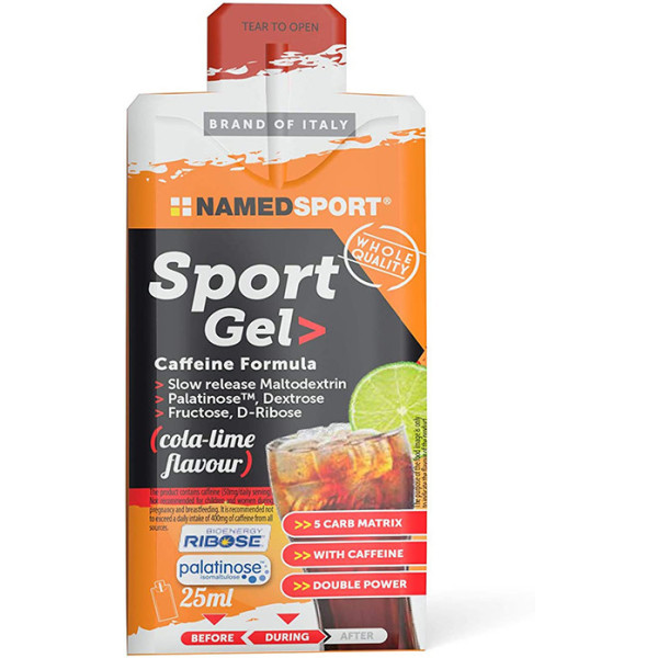 Namedsport Sport Gel Before/During Cola-lima Gel 25 Ml (32 Unités)