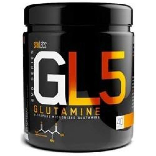 Starlabs Nutrition Aminoácidos GL5 300 GrUltrapure Micronized L-Glutamine - Sabor Neutro - Recuperación muscular