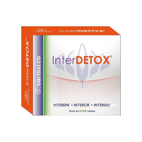 Internature Equisalud - InterDetox Pack 3 Drenatur / Interepa + intercir + Interdiu