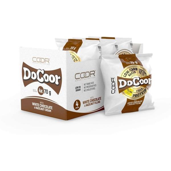Coor Smart Nutrition par Amix Docoor Cream Filled 4 x 70 grammes