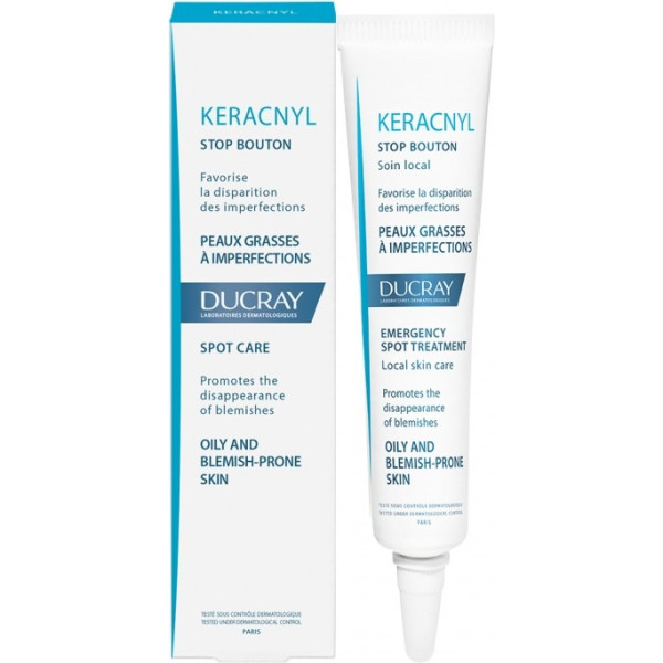 Ducray queracnyl oily and stain prone skin 10 ml unisex