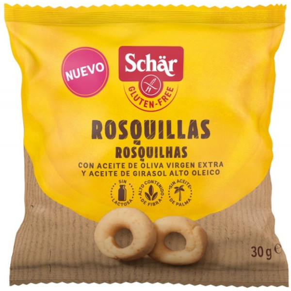 Dr. Schar Rosquillas 30 Gr  - Sin Gluten