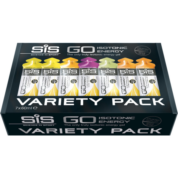 Sis (science In Sport) Go Isotonic Energy Variety Pack 7 Gels Isotoniques X 60 Ml