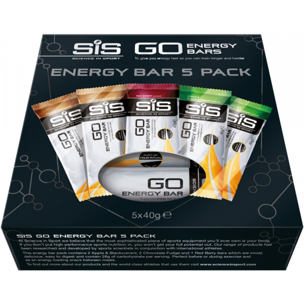 Sis (science In Sport) Go Energy Variety Pack 5 Barritas X 40 Gr