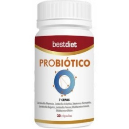 Bestdiet Probióticos Naturais 30 Cápsulas Unissex