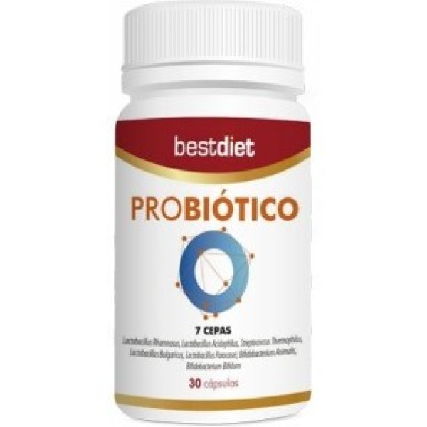 Bestdiet Natural Probiotics 30 Caps Unisexe
