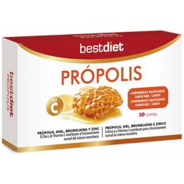 Bestdiet Própolis 30 Comprimidos Unissex