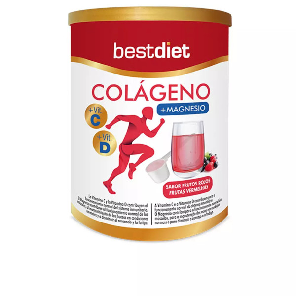 Bestdiet Colágeno Com Magnésio Pó Sabor Frutas Vermelhas 250 Gr Unissex