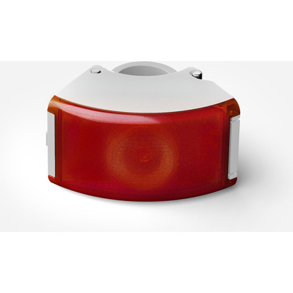 Bookman Curve Led Rear Light Usb 22-32 Mm White