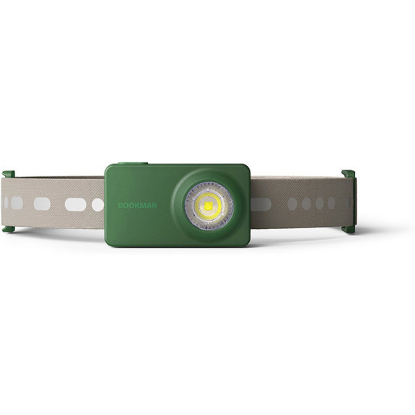 Bookman Luz Frontal Cabeza Monocle Usb Verde