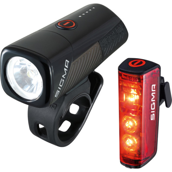 Sigma Front Buster 400 Rear Blaze Flash Led Flash Kit Usb Black