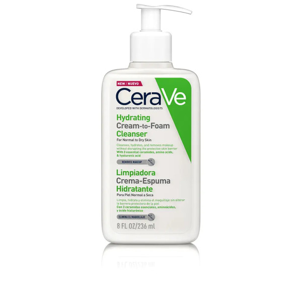 Cerave Detergente Idratante da crema a fogli per pelli da normali a secche 236 Unisex