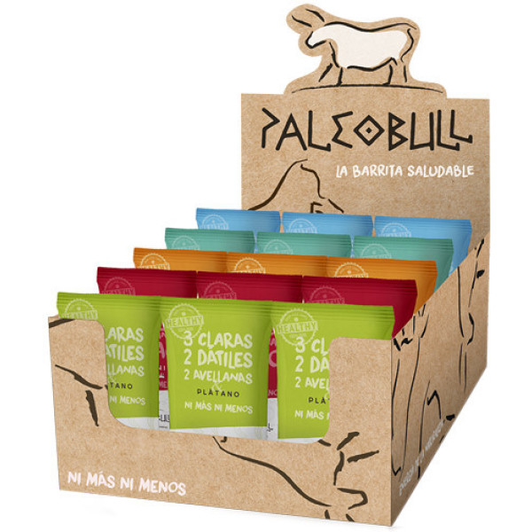 Paleobull Pack 5 Classic Flavors 15 Bars X 50 Gr