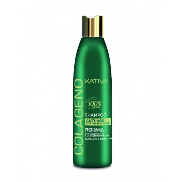 Kativa Collageen Shampoo 250 Ml Vrouw - Revitaliserende Shampoo