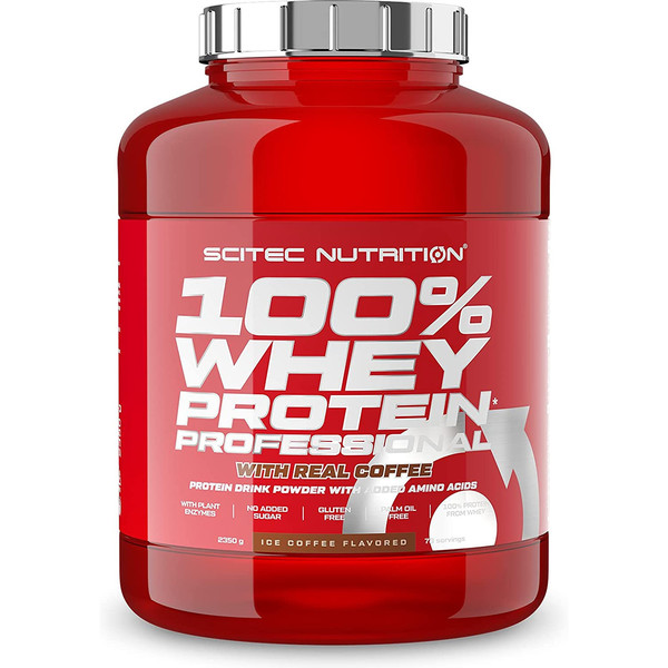 Scitec Nutrition 100% Whey Protein Professional 2.35 Kg - Fórmula Mejorada Sin Gluten Ni Azúcares