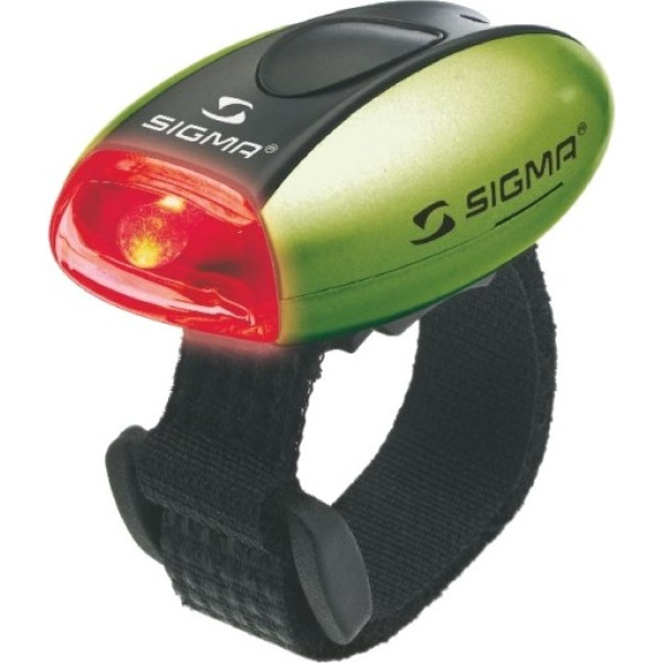 Sigma Safety Light Micro Led Rosso/Bianco Con Laccio Batteria Verde